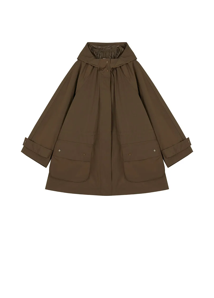 Coat/JNBY Oversize Raglan Midi Coat