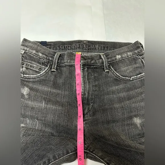 CoH Rocket high rise skinny jeans. Dark grey destroyed. Great condition.➿