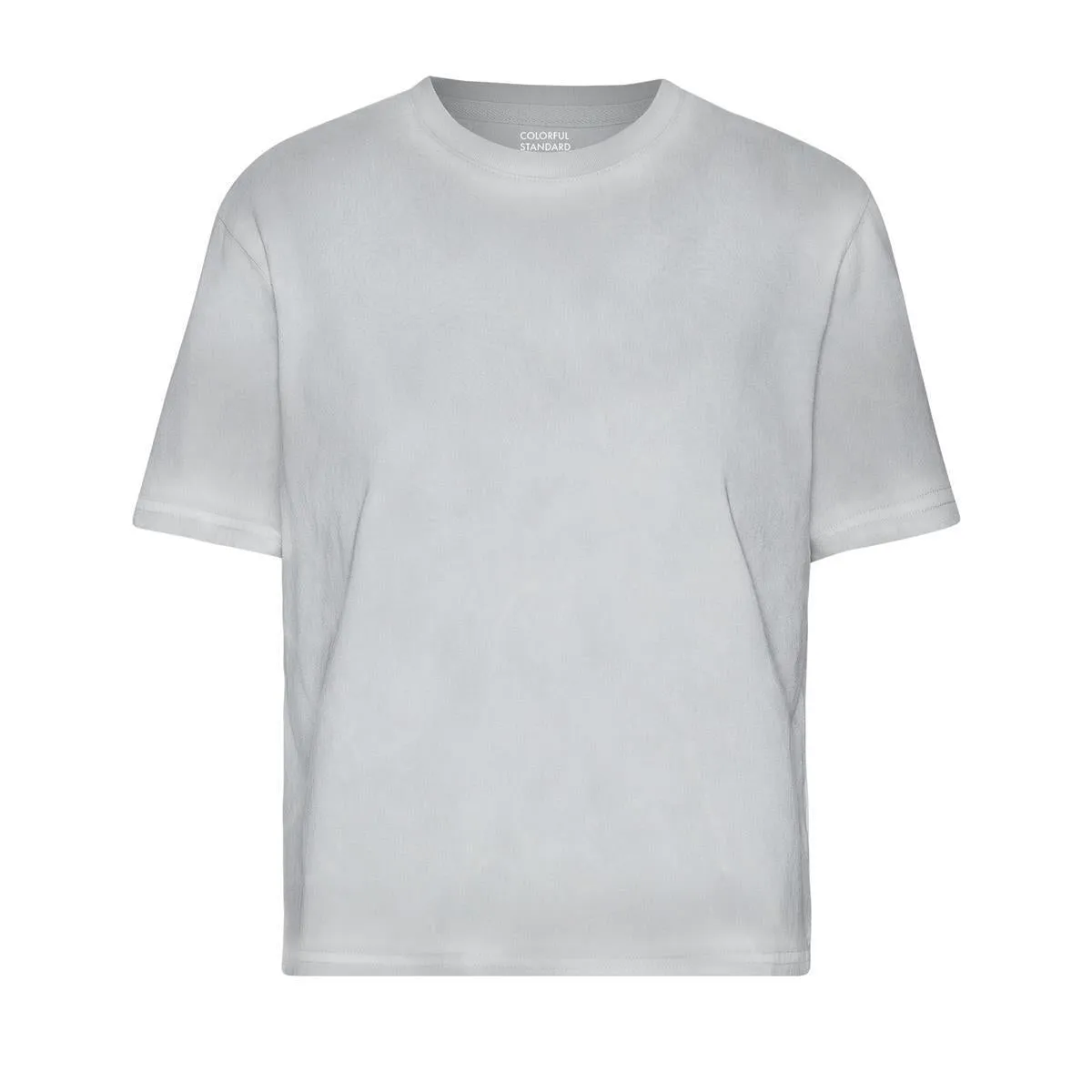 COLORFUL STANDARD Organic Boxy Crop Tee faded grey