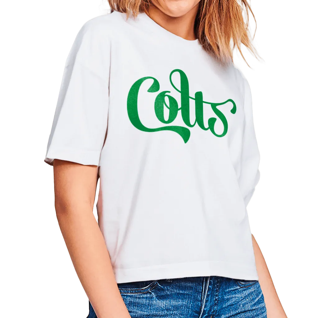 Colts Flowing Script Boxy-Tee