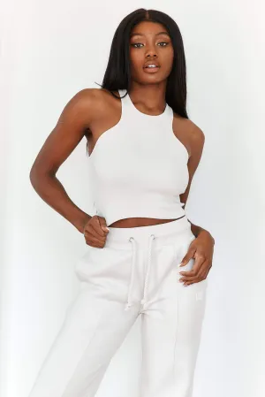 Comfy Cosy Racerback Top - Cream