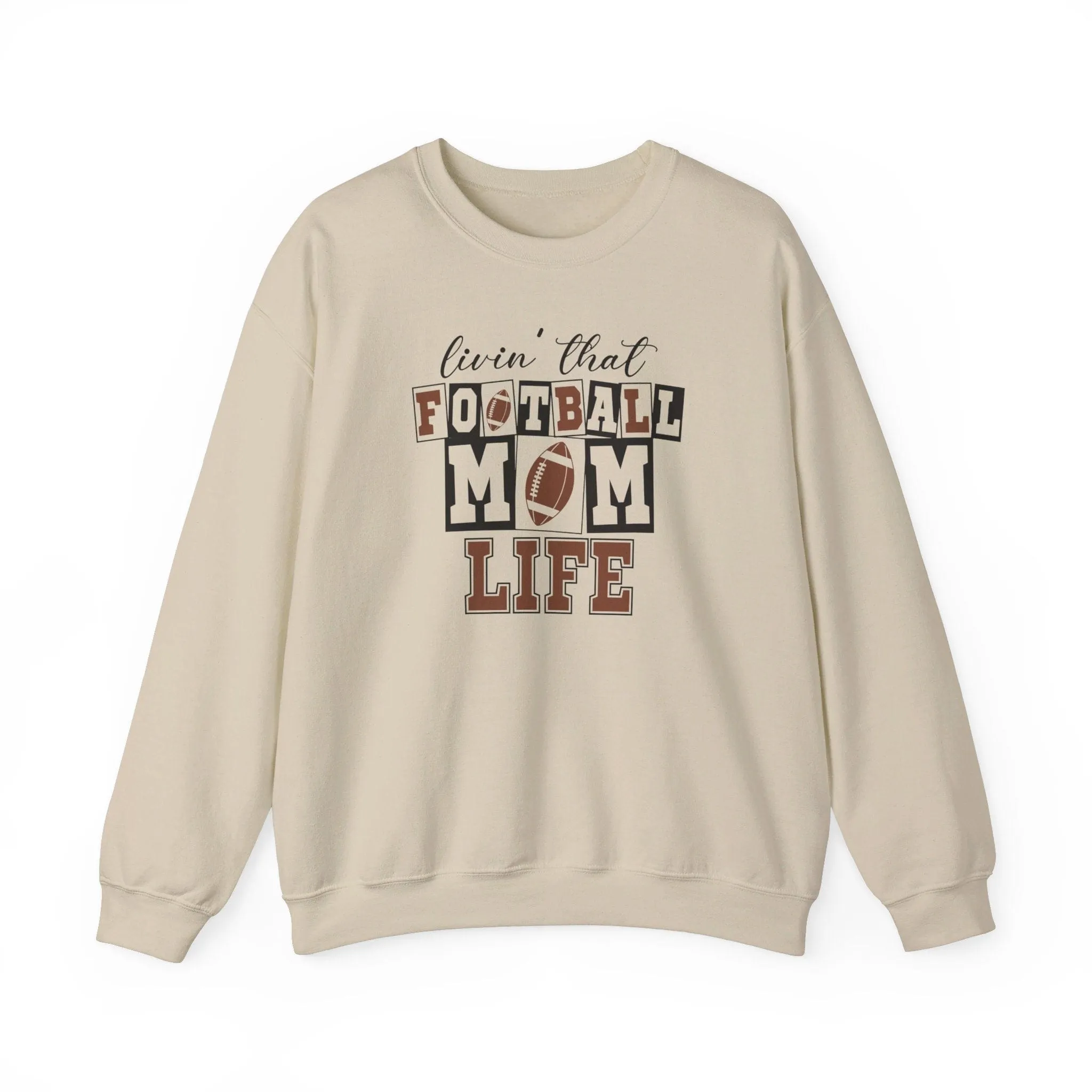 Comfy Football Mom Sweatshirt