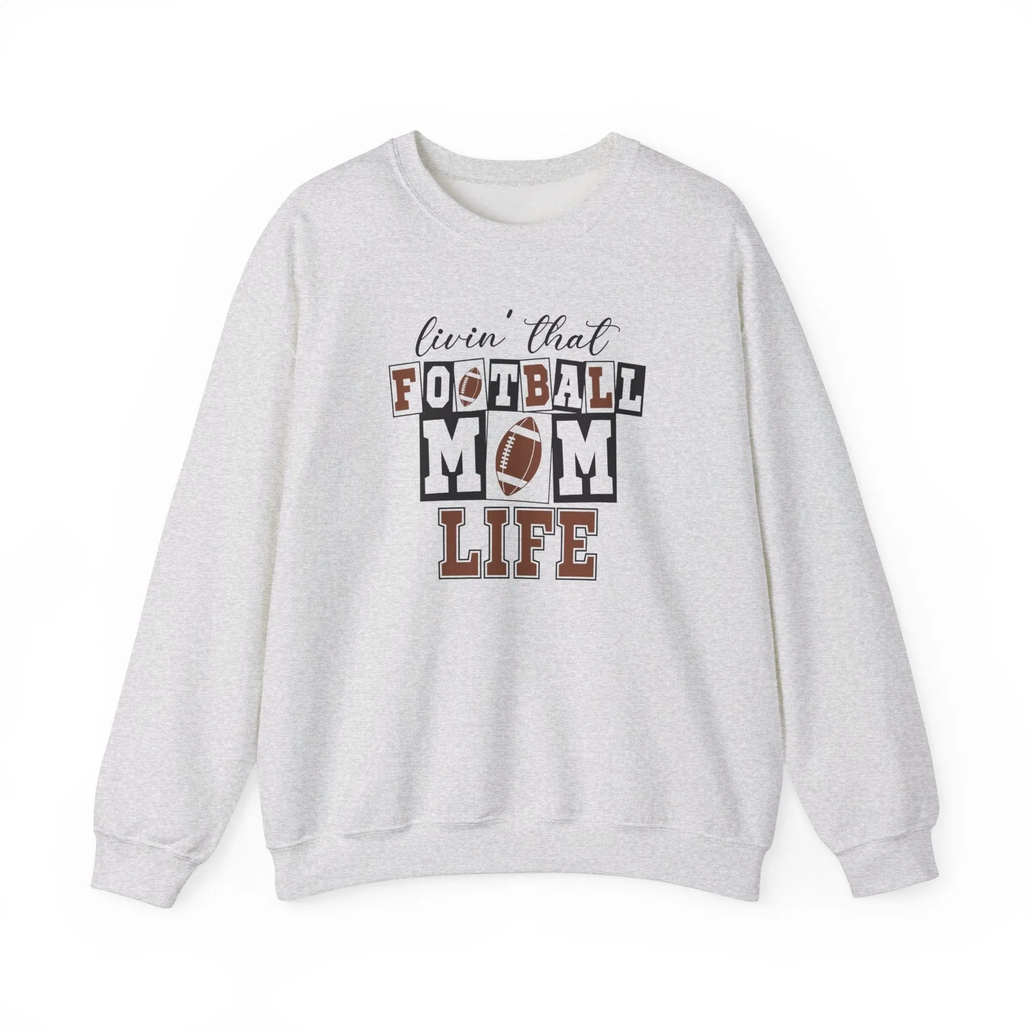 Comfy Football Mom Sweatshirt