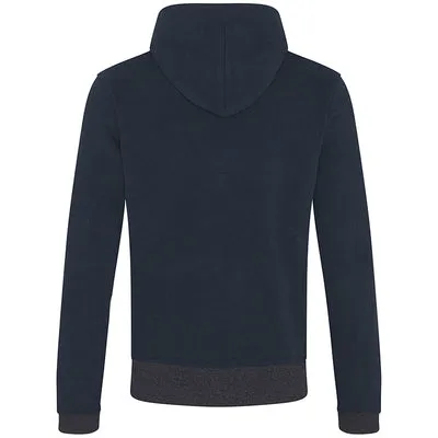 Contrast Zipped Recycled Hoodie