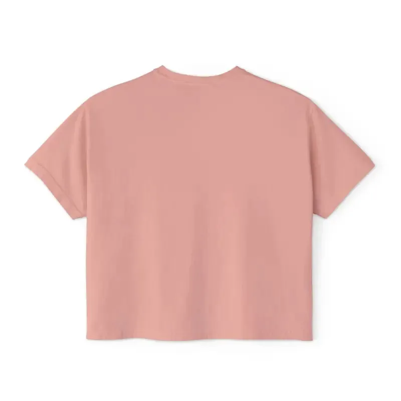 Cool Flowers Boxy Tee for Effortless Style