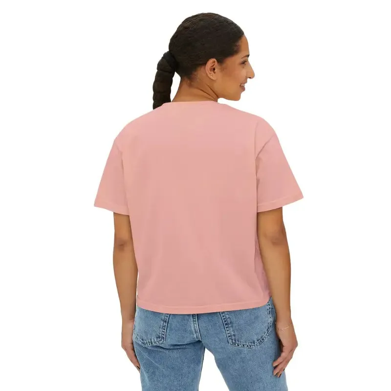 Cool Flowers Boxy Tee for Effortless Style