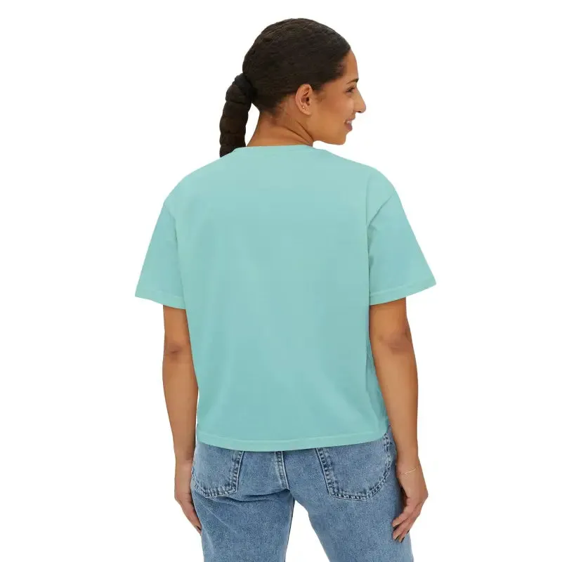 Cool Flowers Boxy Tee for Effortless Style