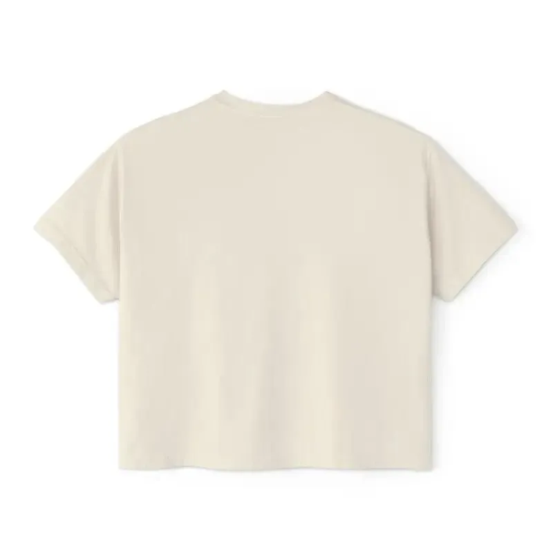 Cool Flowers Boxy Tee for Effortless Style