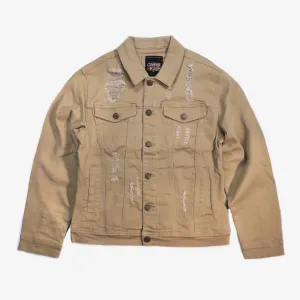 CopperRivet Khaki Denim Jacket