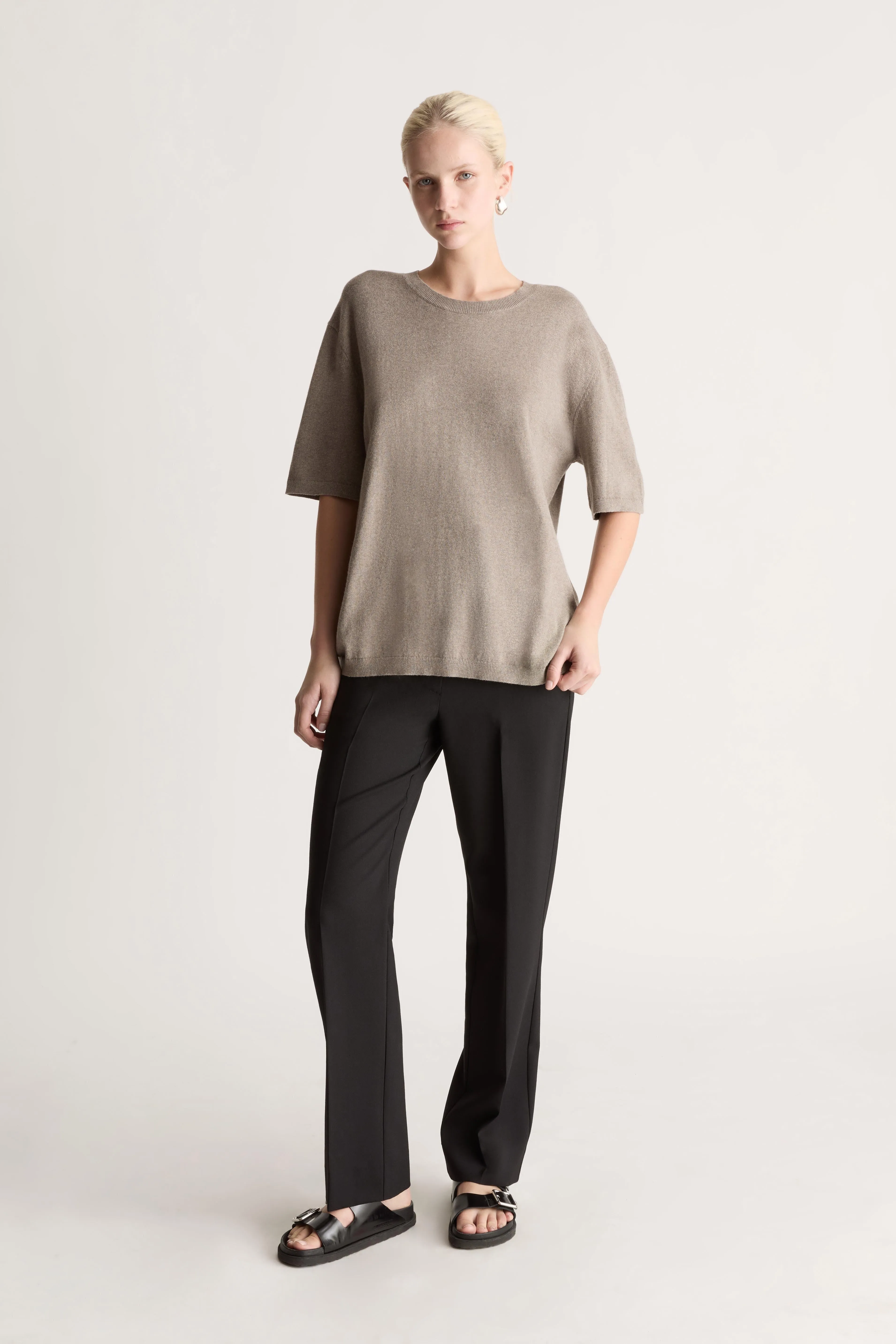 Cotton Cashmere Oversized Tee