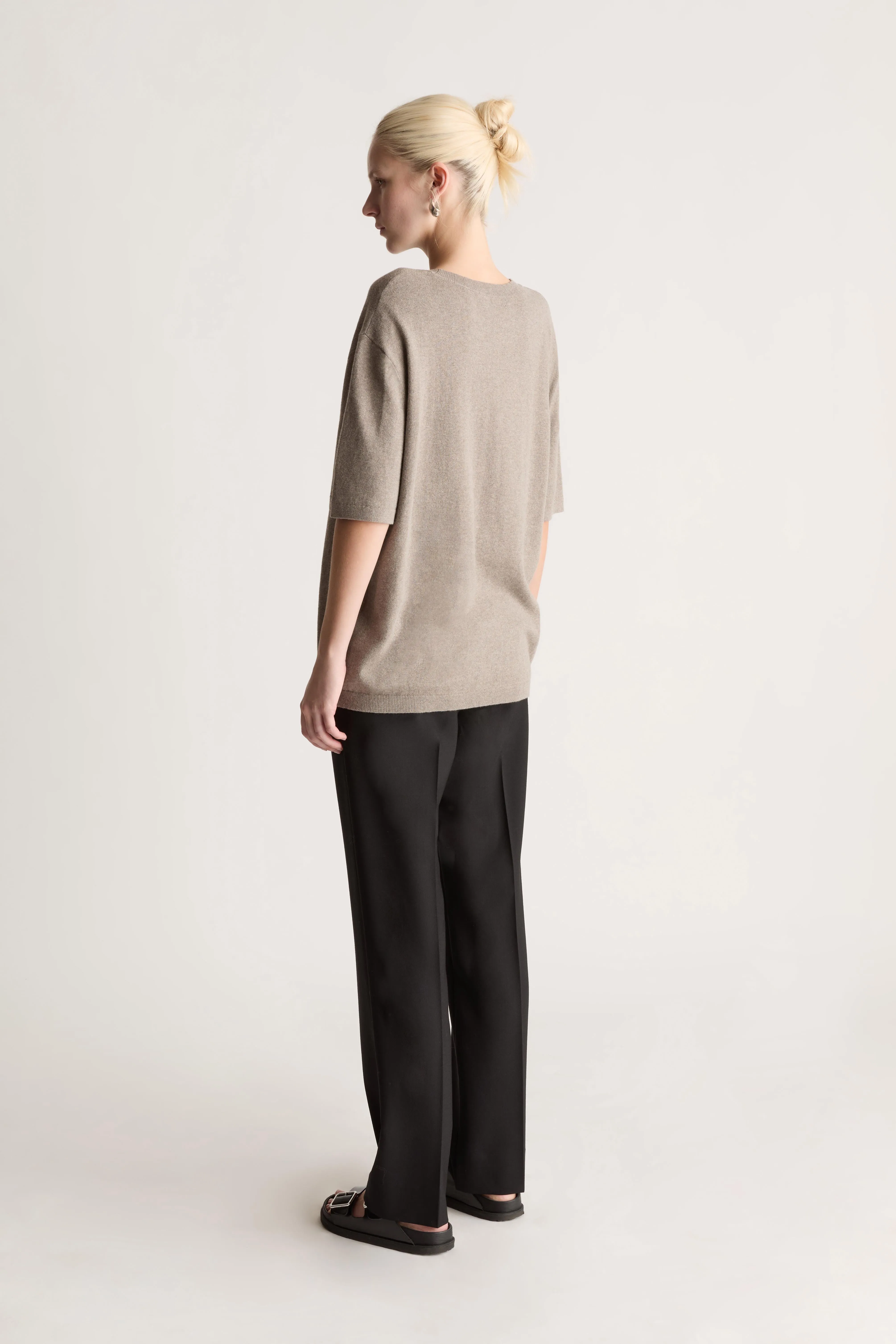 Cotton Cashmere Oversized Tee