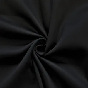 Cotton Stretch Sateen - Black
