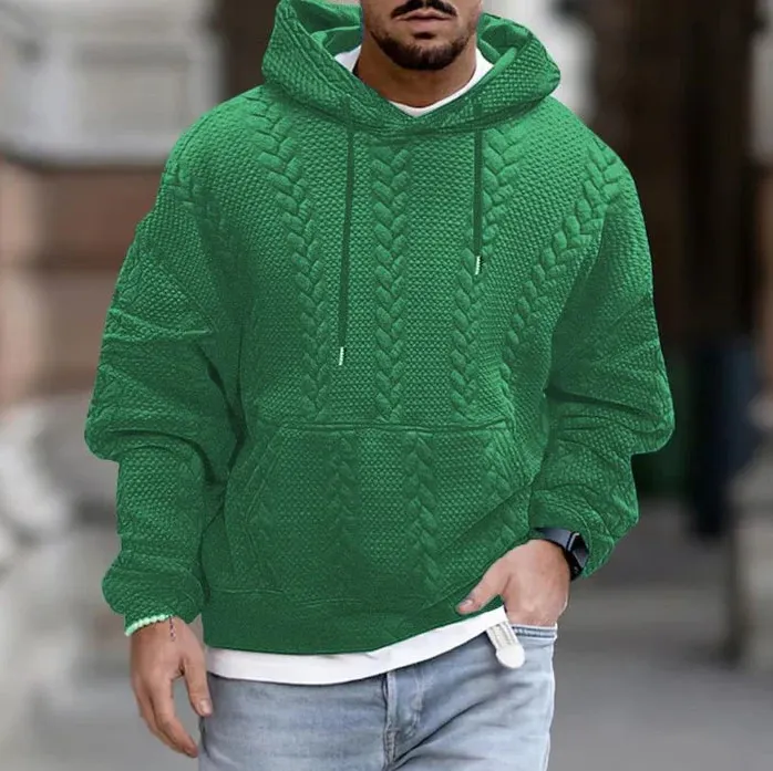 Cozy men's hoodie for chilly weather