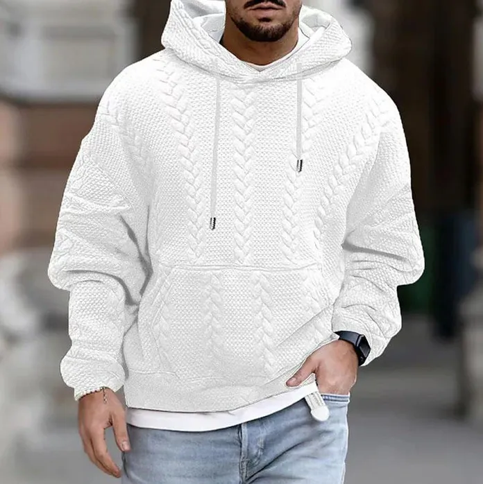 Cozy men's hoodie for chilly weather