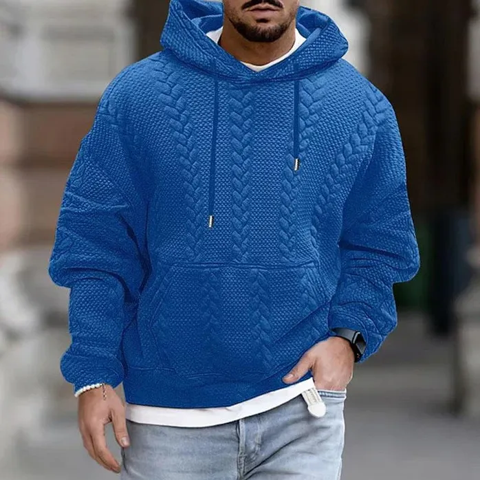 Cozy men's hoodie for chilly weather