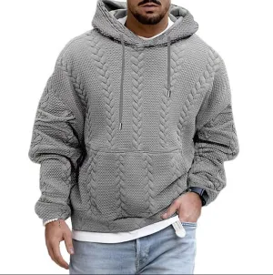 Cozy men's hoodie for chilly weather
