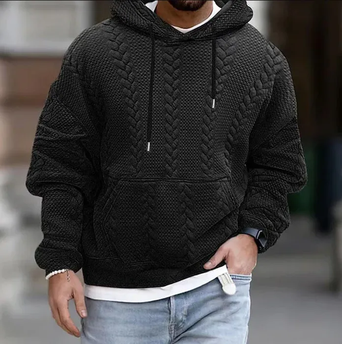 Cozy men's hoodie for chilly weather