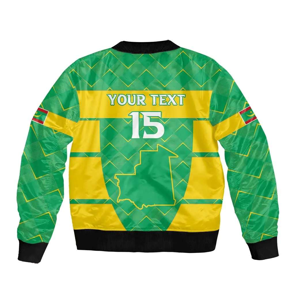 Custom Mauritania Beach Soccer 2025 Bomber Jacket Allez Al-Murabitun LT15