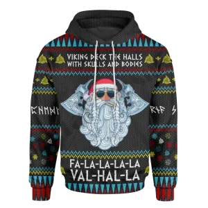 Custom Name Valhalla Viking Hoodies - Personalized Streetwear for Adventurous Souls