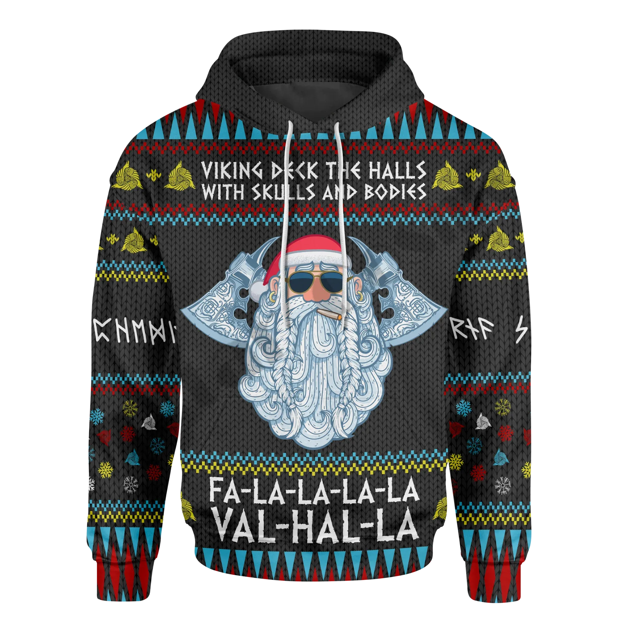 Custom Name Valhalla Viking Hoodies - Personalized Streetwear for Adventurous Souls