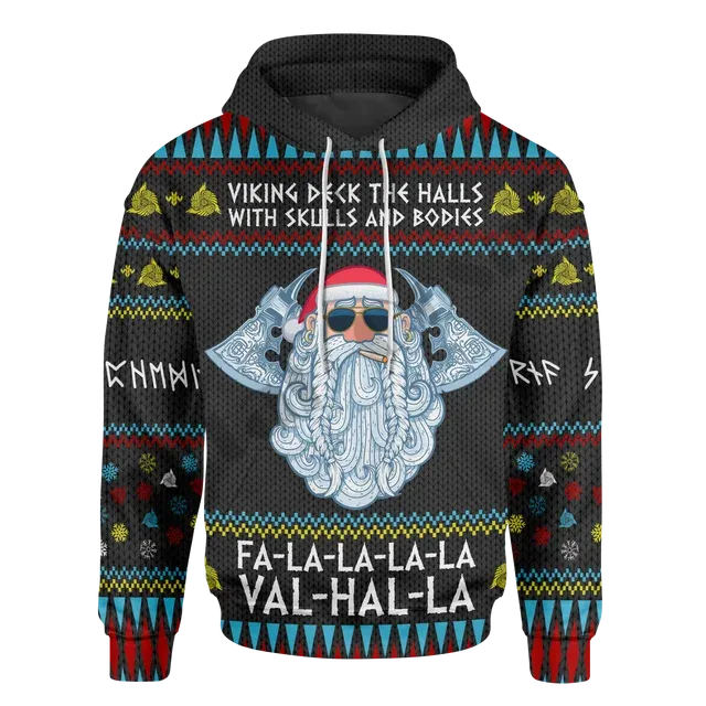 Custom Name Valhalla Viking Hoodies - Personalized Streetwear for Adventurous Souls