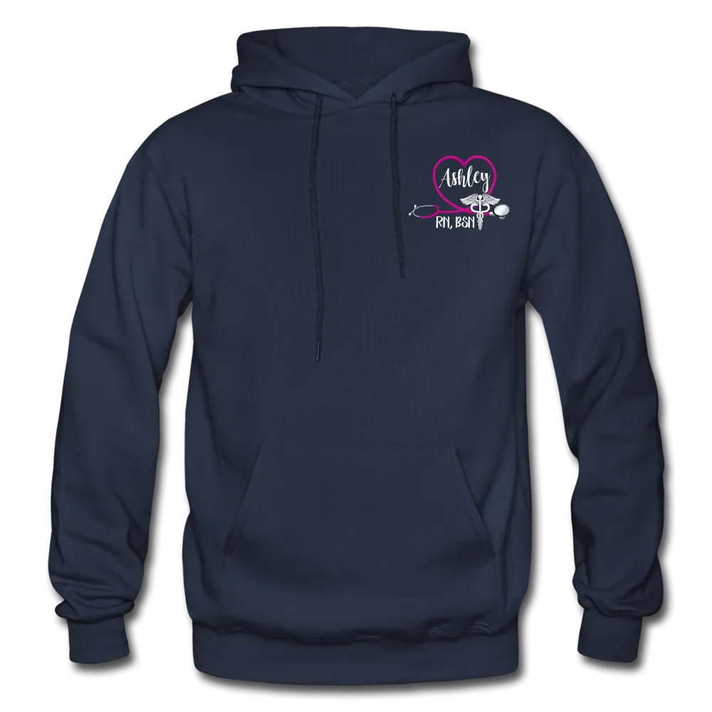 Custom Nurse Flag Gildan Heavy Blend Adult Hoodie