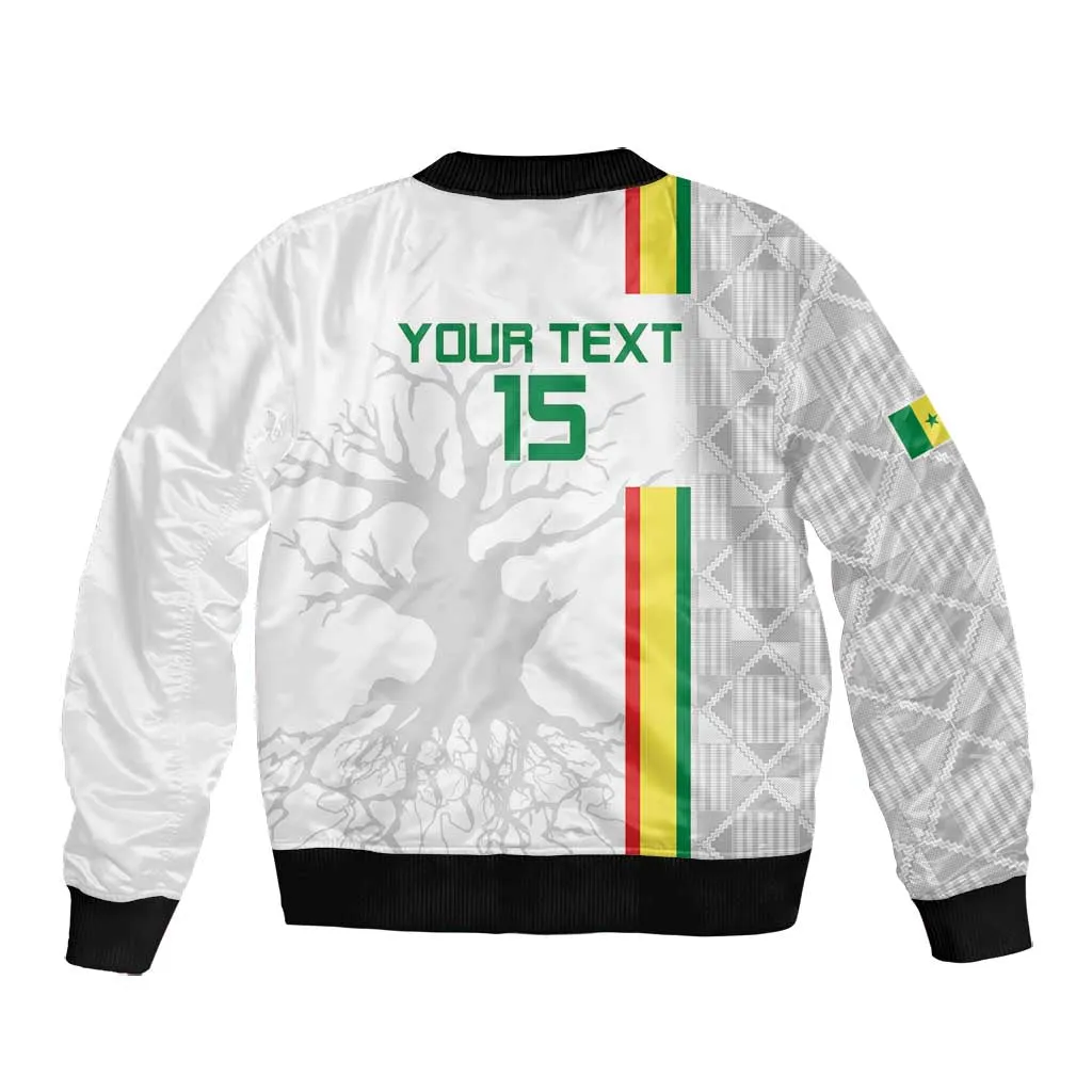 Custom Senegal Football Bomber Jacket We Are Champions LT15