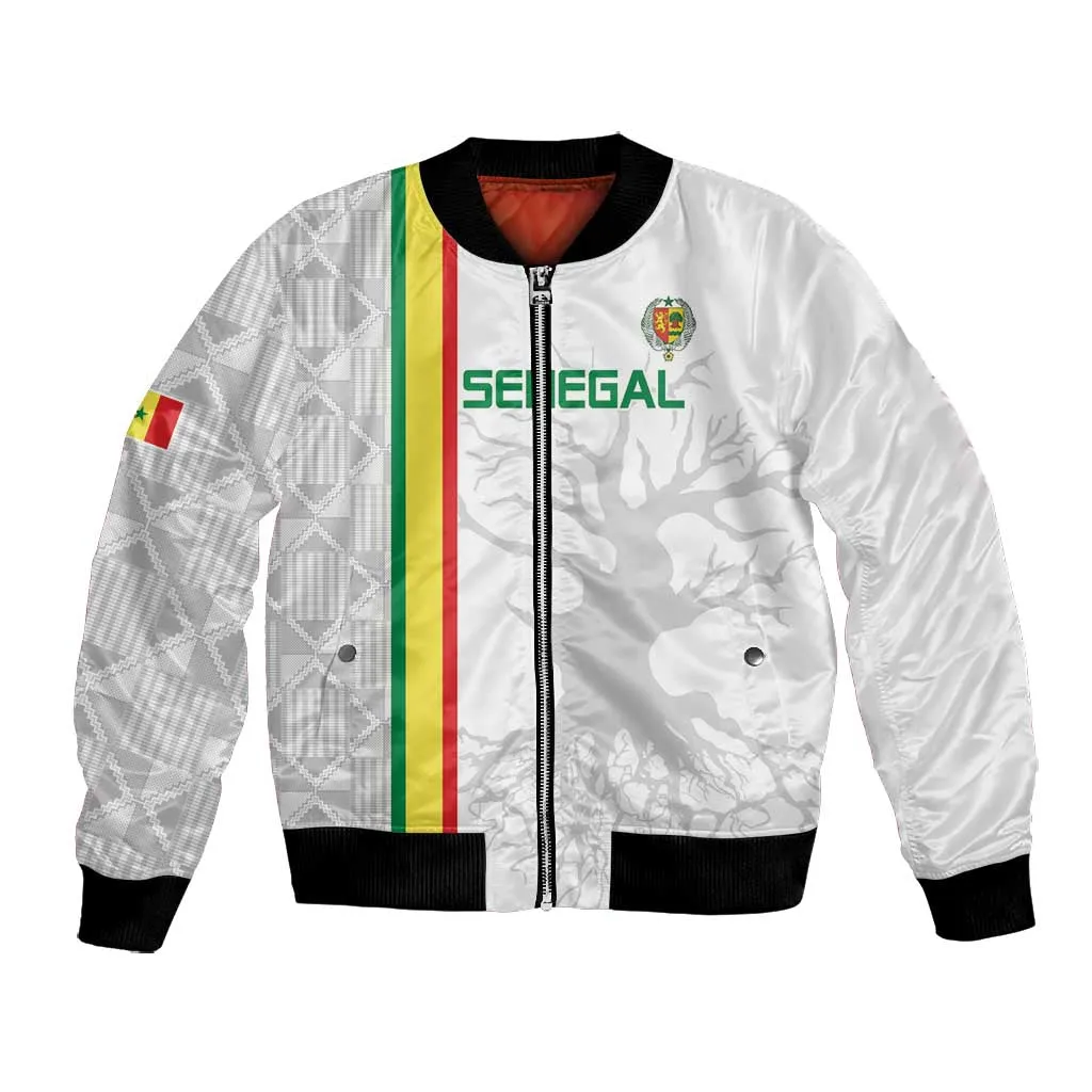 Custom Senegal Football Bomber Jacket We Are Champions LT15