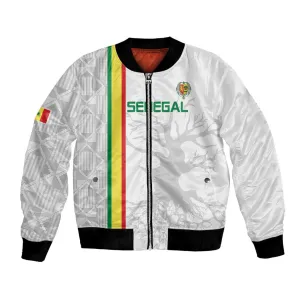 Custom Senegal Football Bomber Jacket We Are Champions LT15
