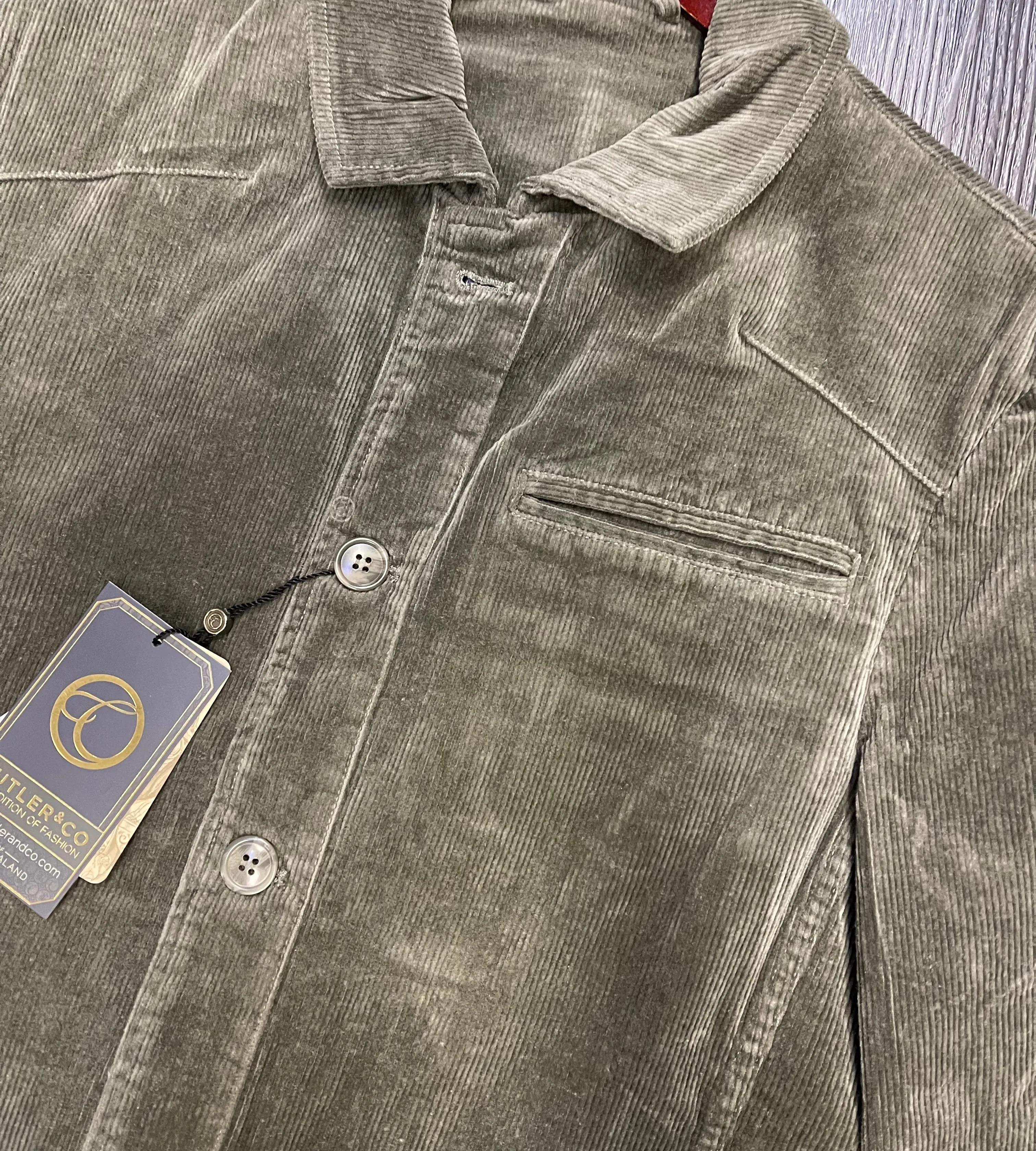 CUT LEO CORD WORKER JACKET