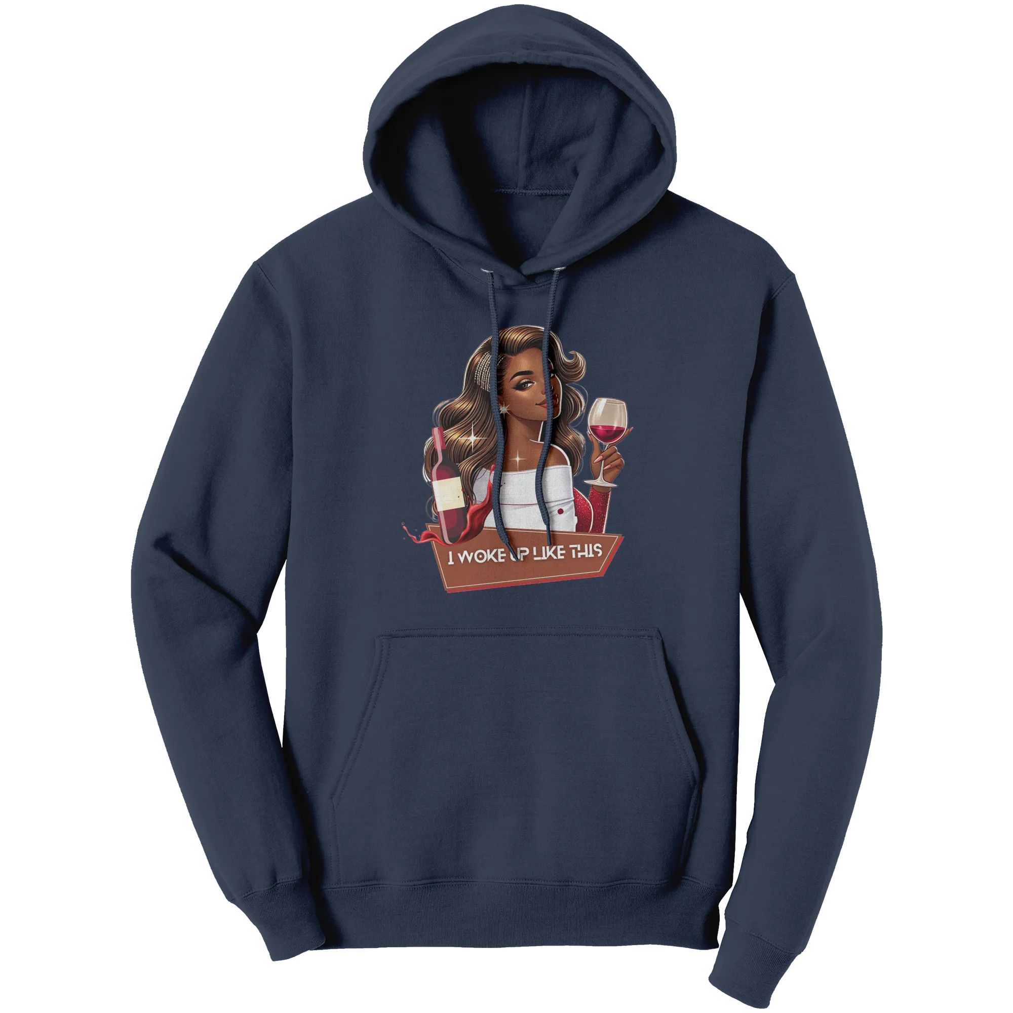 Cute Valentines Hoodie, I Woke Up Like This Hoodie, Womens Graphic Hoodie, Valentines Gift, Valentine Clothing Womens Clothing Womens Hoodie