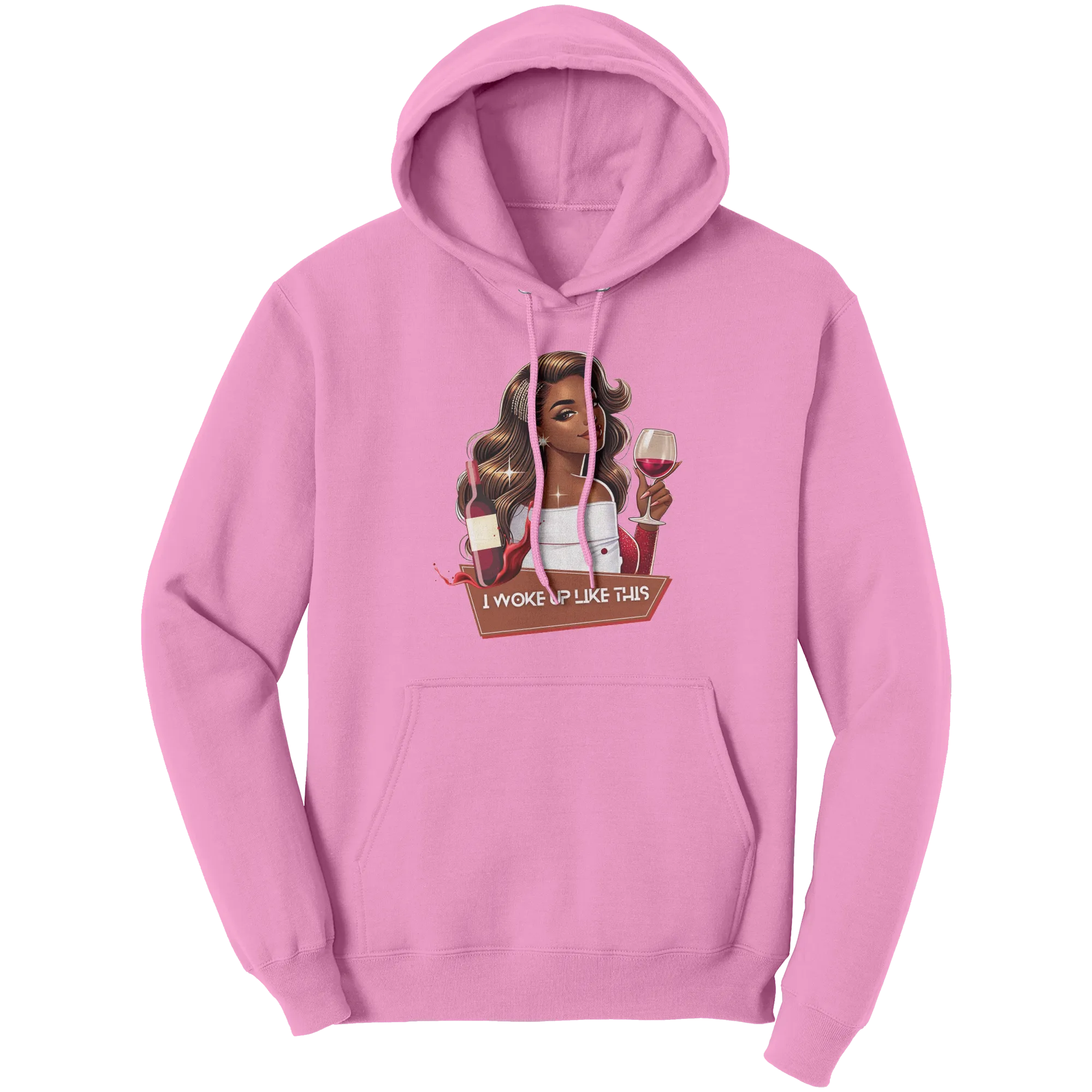 Cute Valentines Hoodie, I Woke Up Like This Hoodie, Womens Graphic Hoodie, Valentines Gift, Valentine Clothing Womens Clothing Womens Hoodie