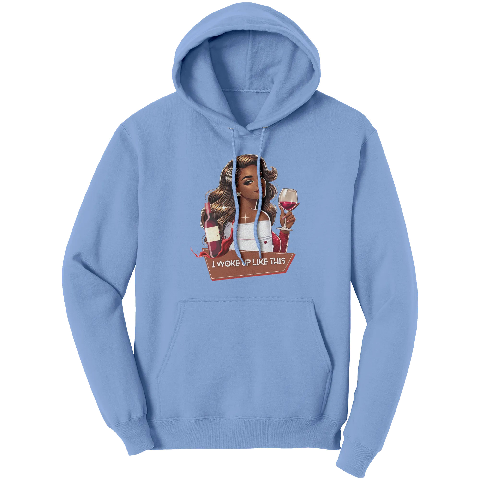 Cute Valentines Hoodie, I Woke Up Like This Hoodie, Womens Graphic Hoodie, Valentines Gift, Valentine Clothing Womens Clothing Womens Hoodie