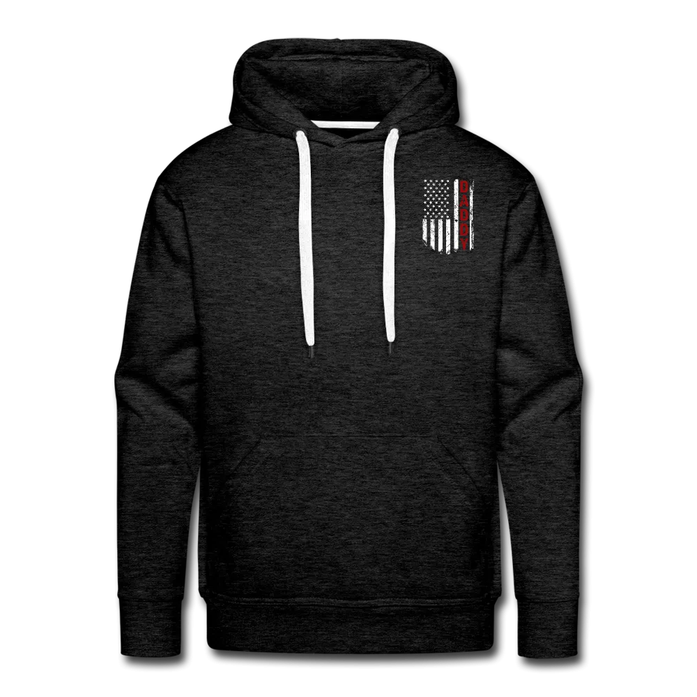 Daddy American Flag Men’s Premium Hoodie