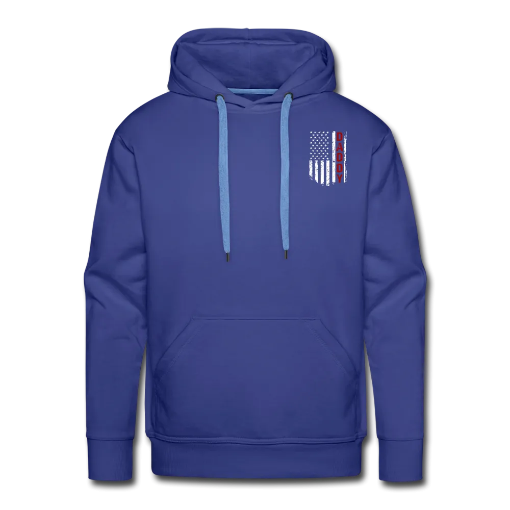 Daddy American Flag Men’s Premium Hoodie