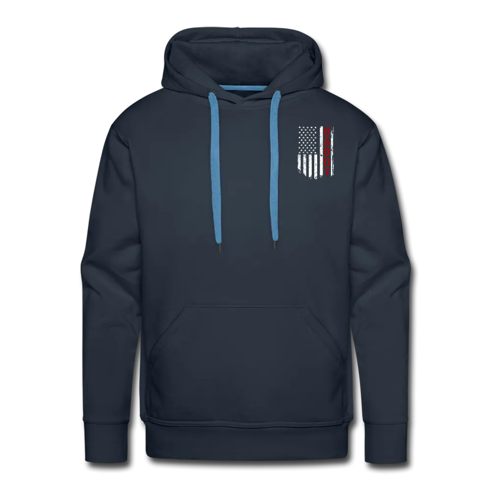 Daddy American Flag Men’s Premium Hoodie