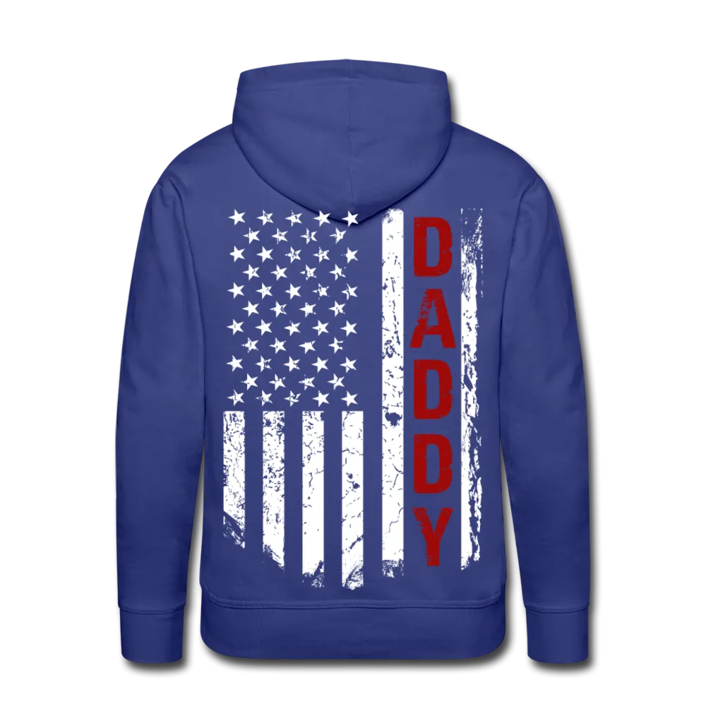 Daddy American Flag Men’s Premium Hoodie