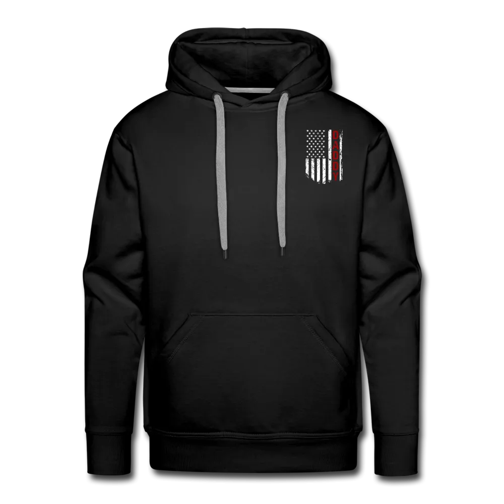 Daddy American Flag Men’s Premium Hoodie