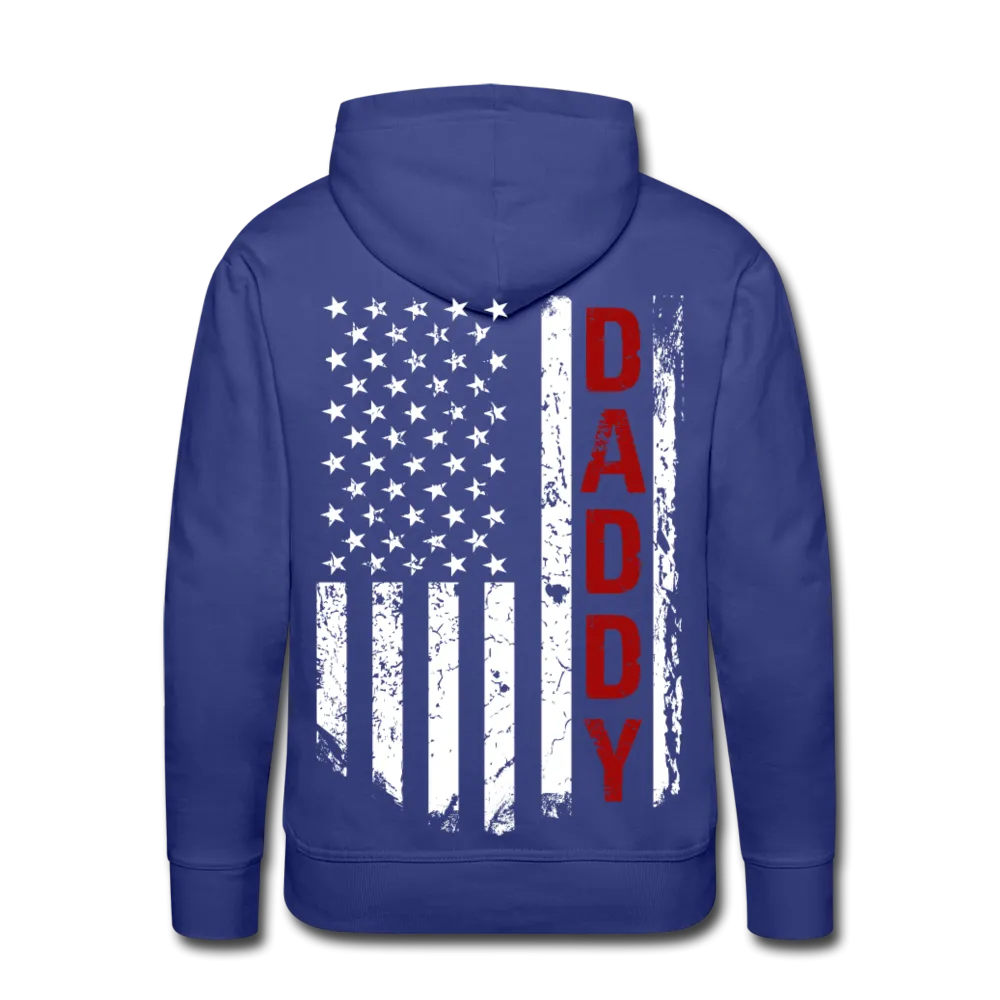 Daddy American Flag Men’s Premium Hoodie