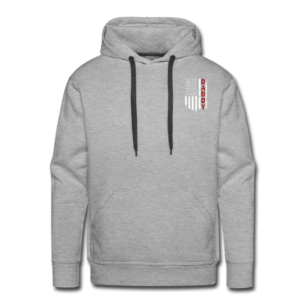 Daddy American Flag Men’s Premium Hoodie