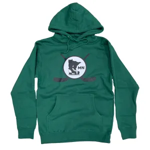 DARK GREEN- hoodie