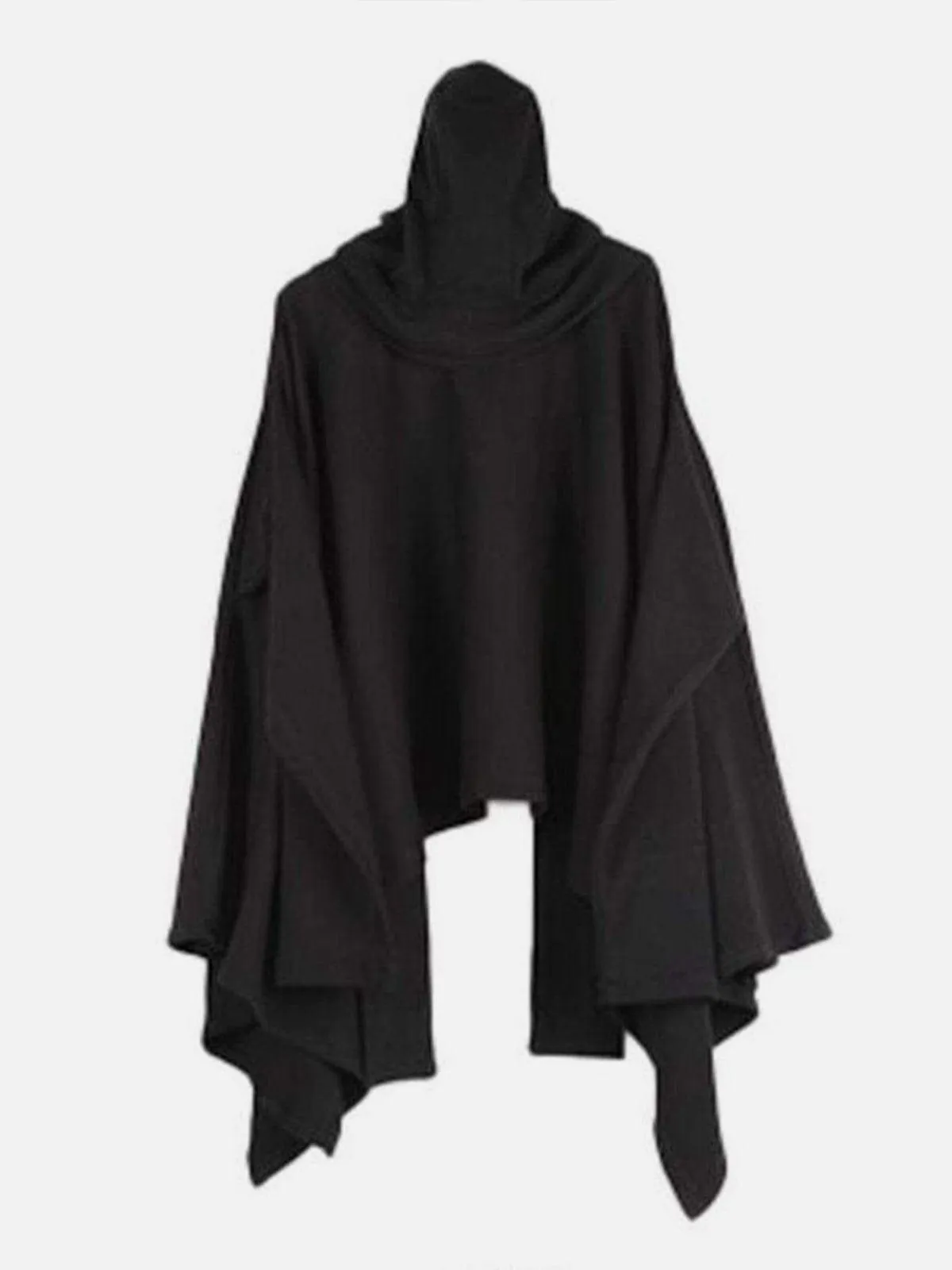 Dark Style Detachable Hat Cloak Hoodie