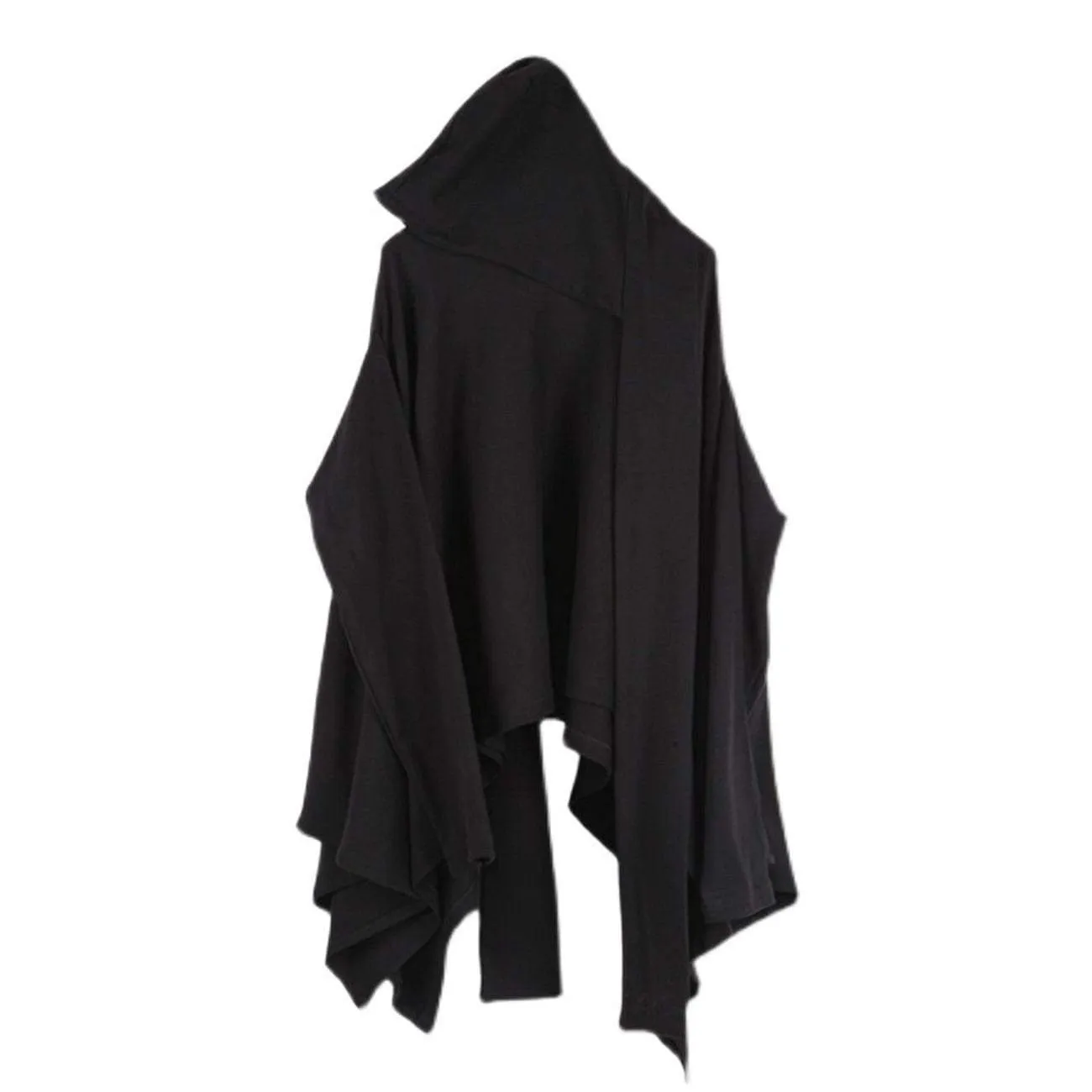 Dark Style Detachable Hat Cloak Hoodie