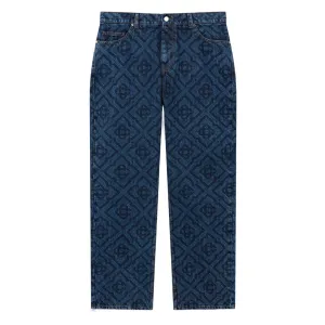 DARK VINTAGE MONOGRAM JEANS