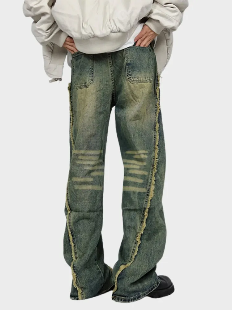 DCRB Distressed Washed Denim Jeans