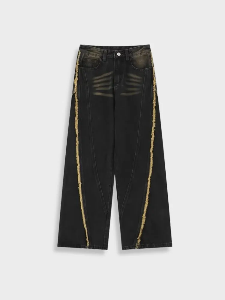 DCRB Distressed Washed Denim Jeans