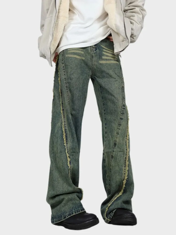 DCRB Distressed Washed Denim Jeans