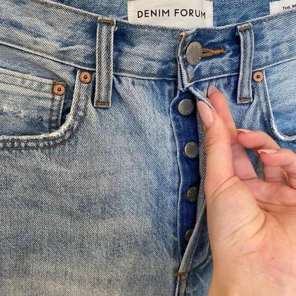 Denim Forum The Boyfriend High Rise Loose 28L Size 25