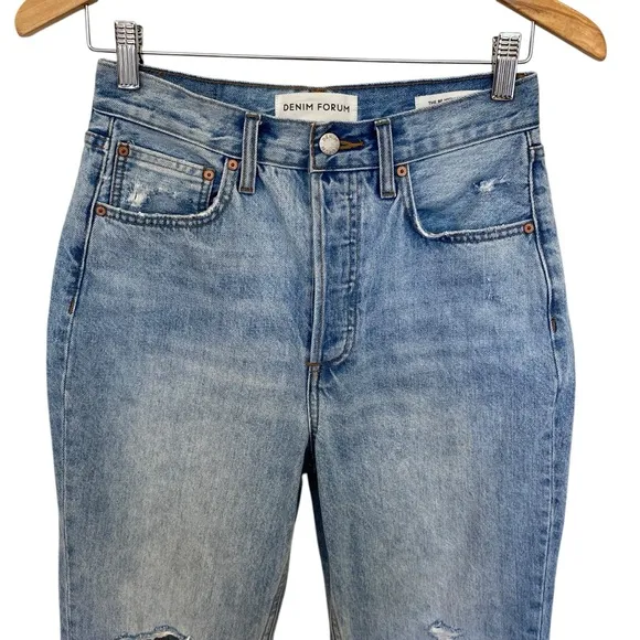 Denim Forum The Boyfriend High Rise Loose 28L Size 25