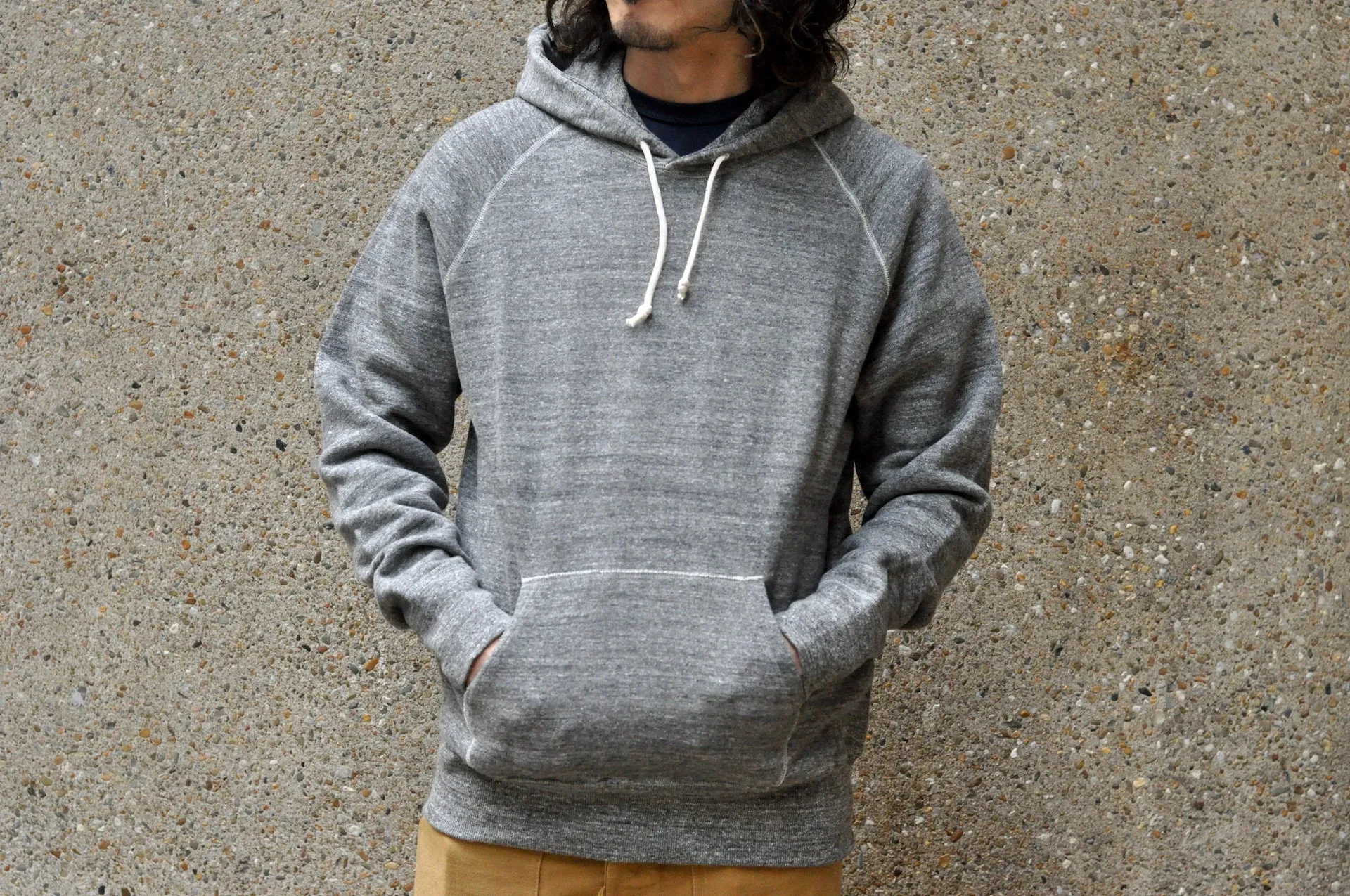 Denime X Warehouse Co Lot.262 10oz Loopwheeled Pull Over (Grey)